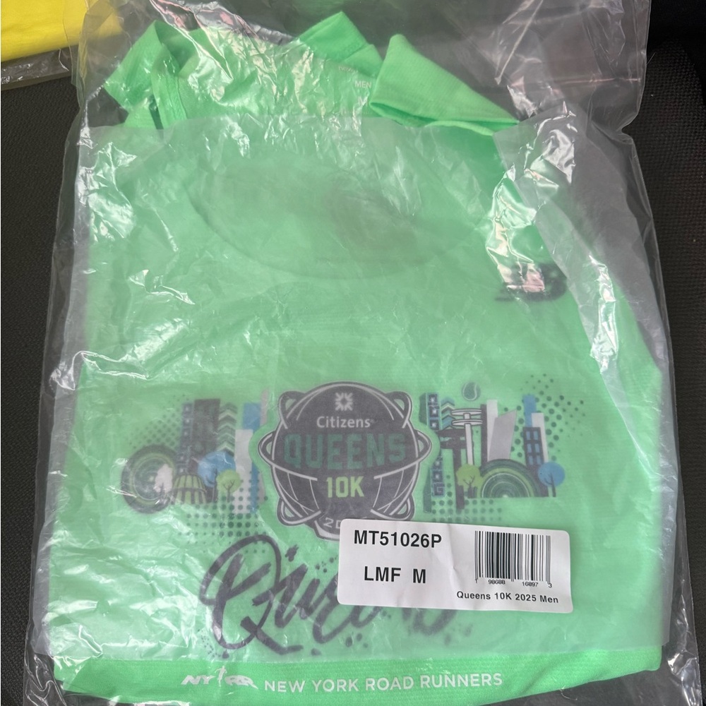 Green New York Road Runners T-Shirt (Queens 10k)